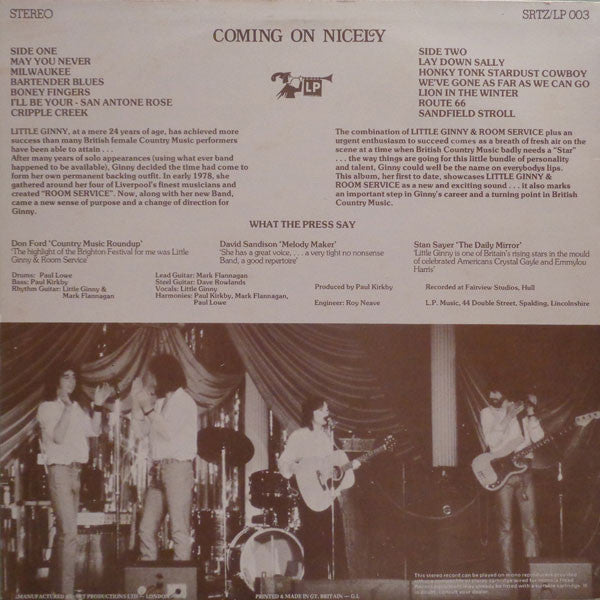 Little Ginny : Coming On Nicely (LP)