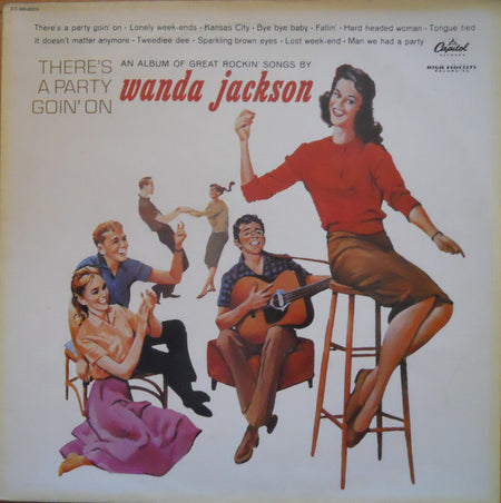 Wanda Jackson : There's A Party Goin' On (LP, Album, Mono, RE)