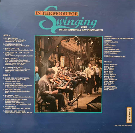The Swing Shift Band With Buddy Emmons & Ray Pennington : In The Mood For Swinging (LP, Album)