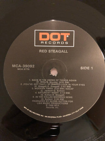 Red Steagall : Red Steagall (LP, Album, Pic)