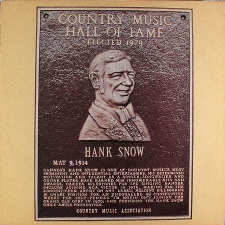 Hank Snow : Country Music Hall Of Fame (LP, Comp)
