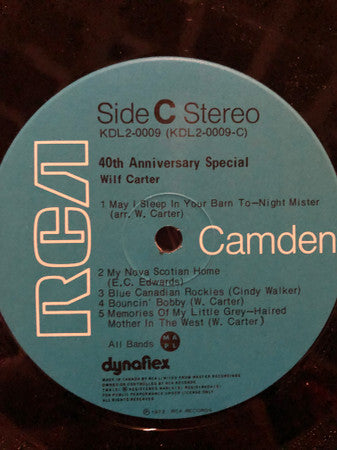Wilf Carter : 40th Anniversary Special (2xLP, Comp, RE)