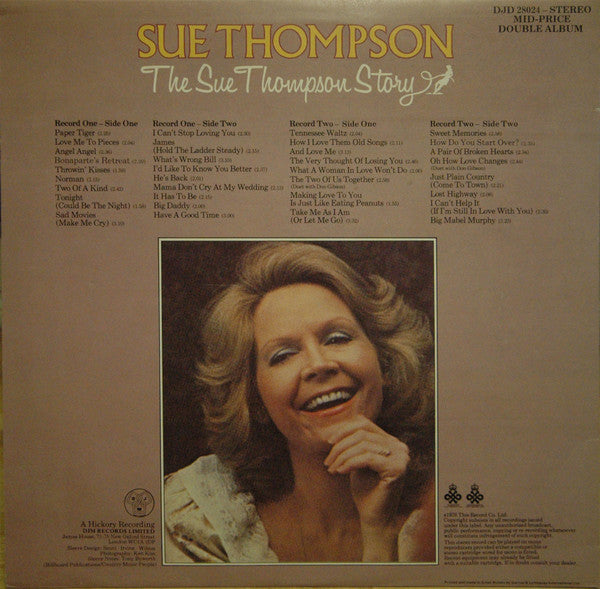 Sue Thompson : The Sue Thompson Story (2xLP, Comp)