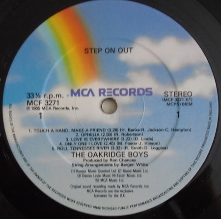 The Oak Ridge Boys : Step On Out (LP, Album)