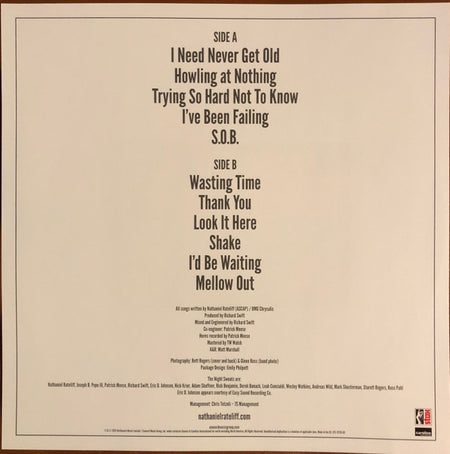 Nathaniel Rateliff & The Night Sweats* : Nathaniel Rateliff & The Night Sweats (LP, Album)