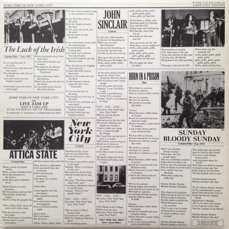 John & Yoko* / Plastic Ono Band* With Elephant's Memory* And Invisible Strings : Some Time In New York City (2xLP, Album, Gat)