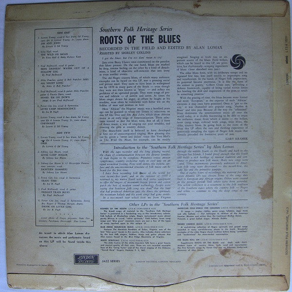 Various : Roots Of The Blues (LP, Album, Mono)