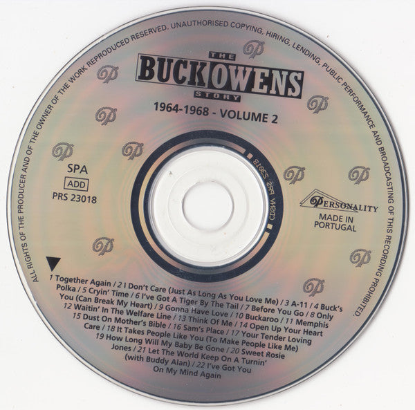Buck Owens : The Buck Owens Story Volume 2 1964 - 1968 (CD, Comp)