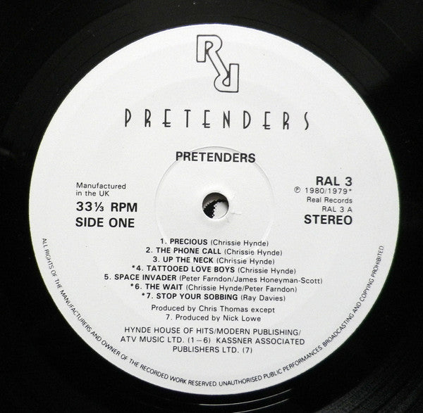 Pretenders* : Pretenders (LP, Album, RE, SNA)
