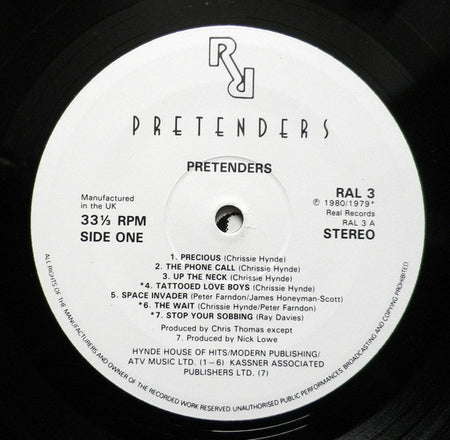 Pretenders* : Pretenders (LP, Album, RE, SNA)