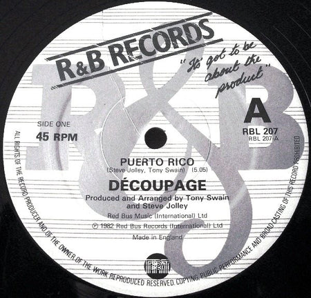 Decoupage : Puerto Rico (12")