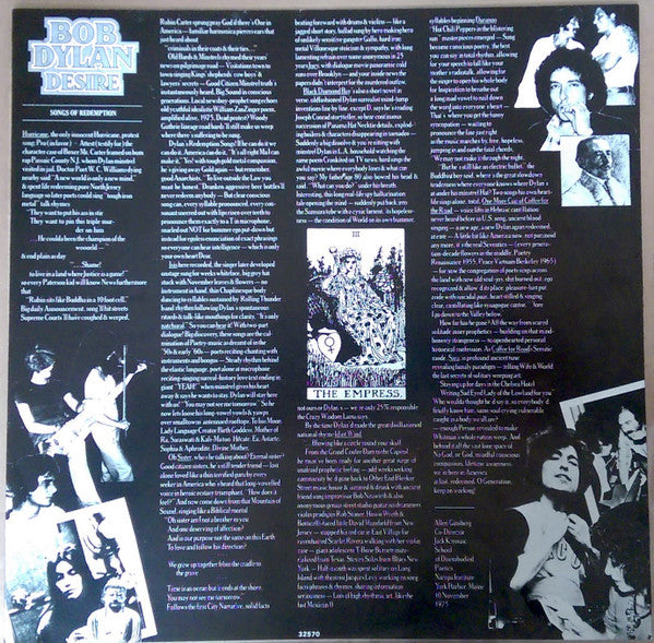 Bob Dylan : Desire (LP, Album, RE)
