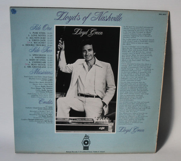 Lloyd Green : Lloyd's Of Nashville (LP, Album)