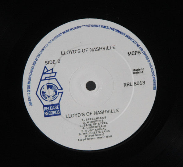 Lloyd Green : Lloyd's Of Nashville (LP, Album)