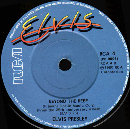 Elvis Presley : It's Only Love (7", Single)