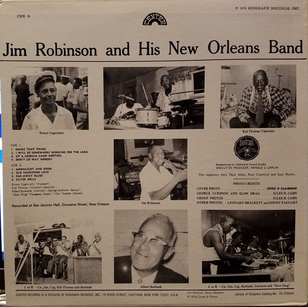 Jim Robinson And His New Orleans Band* : Jim Robinson And His New Orleans Band (LP, Album, RE)