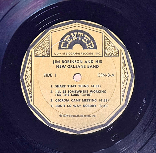 Jim Robinson And His New Orleans Band* : Jim Robinson And His New Orleans Band (LP, Album, RE)