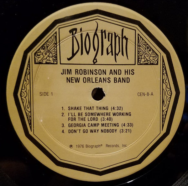Jim Robinson And His New Orleans Band* : Jim Robinson And His New Orleans Band (LP, Album, RE)