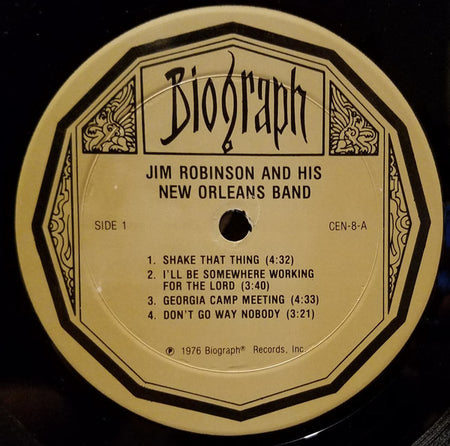 Jim Robinson And His New Orleans Band* : Jim Robinson And His New Orleans Band (LP, Album, RE)