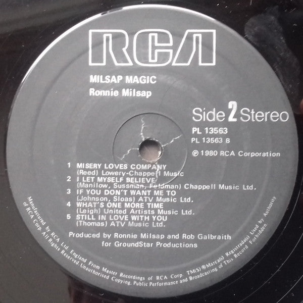 Ronnie Milsap : Milsap Magic (LP, Album)