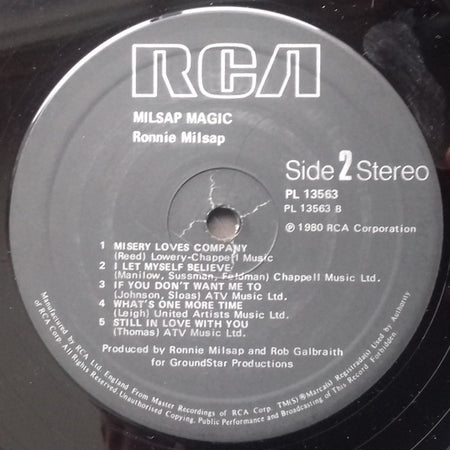 Ronnie Milsap : Milsap Magic (LP, Album)
