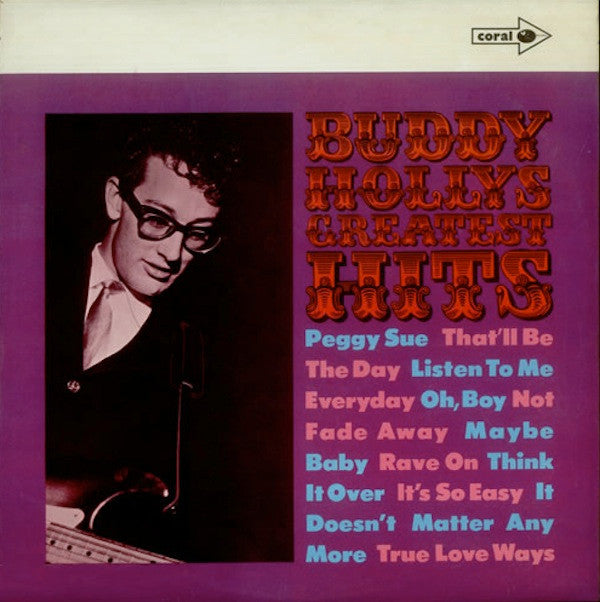 Buddy Holly : Buddy Holly's Greatest Hits (LP, Comp, Mono)