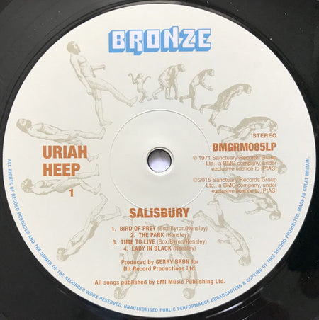 Uriah Heep : Salisbury (LP, Album, RE, 180)