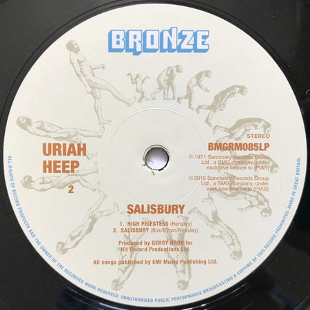 Uriah Heep : Salisbury (LP, Album, RE, 180)