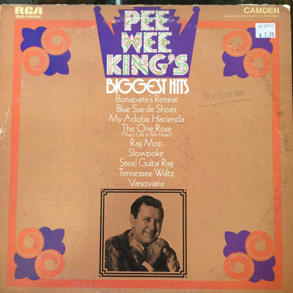 Pee Wee King : Pee Wee King's Biggest Hits (LP, Comp)
