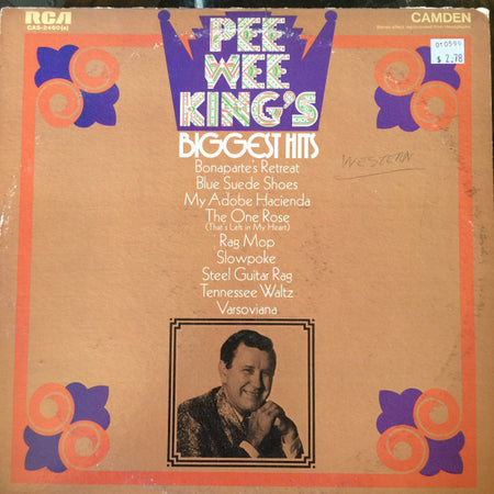 Pee Wee King : Pee Wee King's Biggest Hits (LP, Comp)