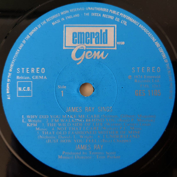 James Ray (4) : Country Style (LP, Album)