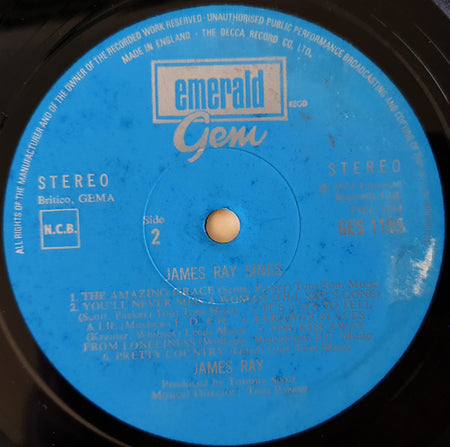 James Ray (4) : Country Style (LP, Album)