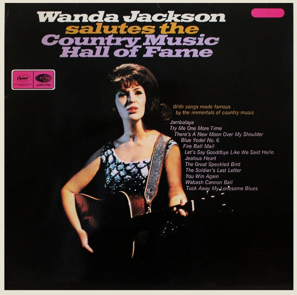 Wanda Jackson : Wanda Jackson Salutes The Country Music Hall Of Fame (LP, Album, RE)