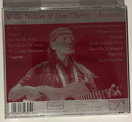 Willie Nelson & Don Cherry (2) : Augusta (CD, Album)