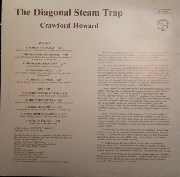 Crawford Howard : The Diagonal Steam Trap (LP)