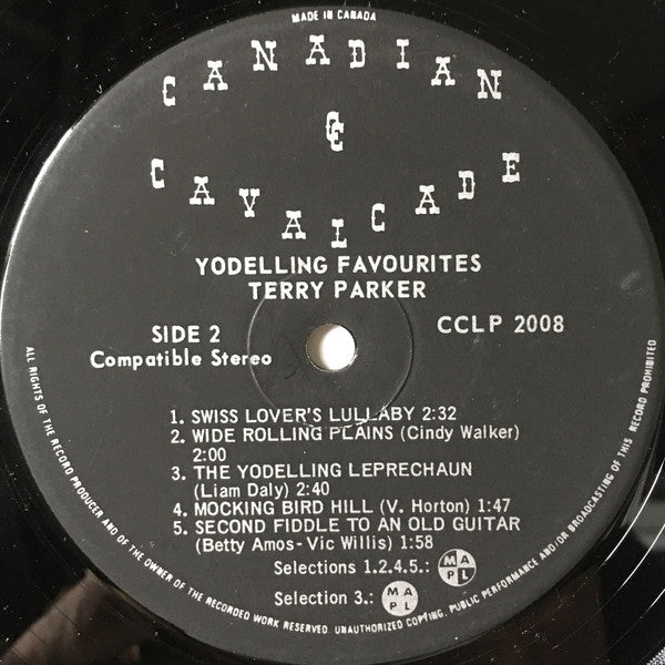 Terry Parker (8) : Yodelling Favorites (LP, Comp)