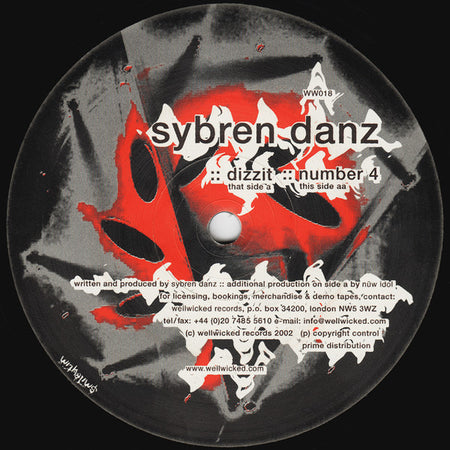 Sybren Danz : Dizzit / Number 4 (12")