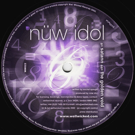 Nüw Idol : Satann / The Golden Void (12")