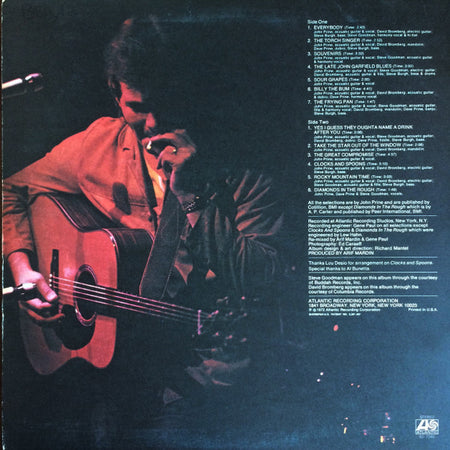 John Prine : Diamonds In The Rough (LP, Album, PR )