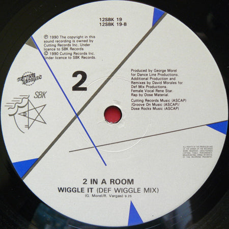 2 In A Room : Wiggle It (12")