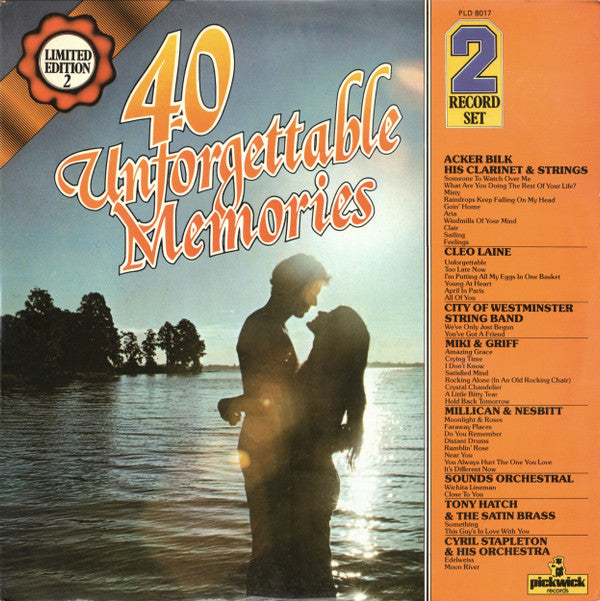 Various : 40 Unforgettable Memories (2xLP, Album, Comp, Ltd)