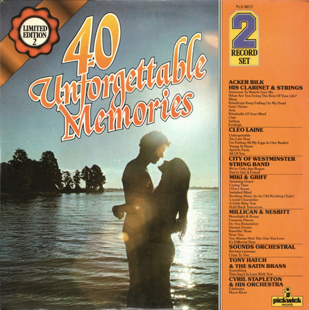 Various : 40 Unforgettable Memories (2xLP, Album, Comp, Ltd)