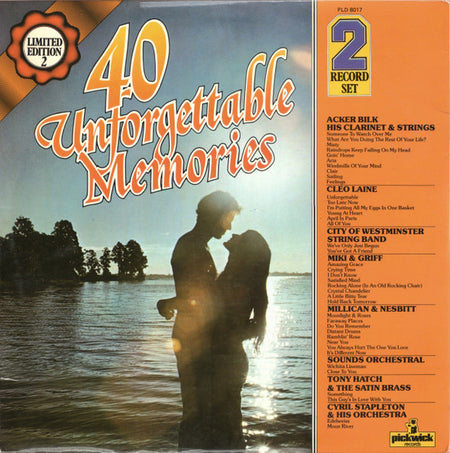 Various : 40 Unforgettable Memories (2xLP, Album, Comp, Ltd)