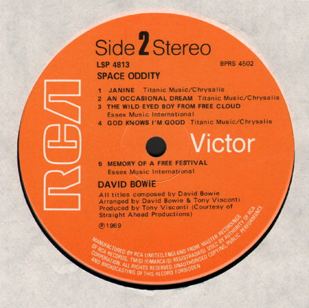 David Bowie : Space Oddity (LP, Album, RE, Tit)