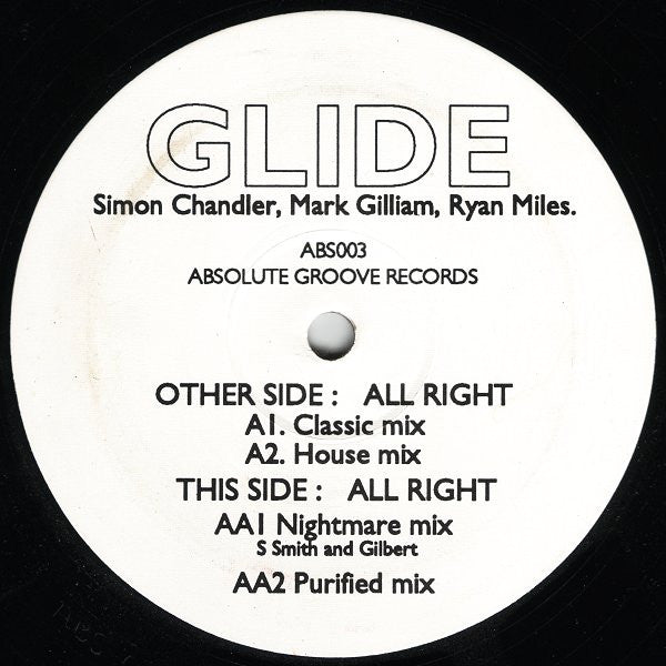 Glide : All Right (12")