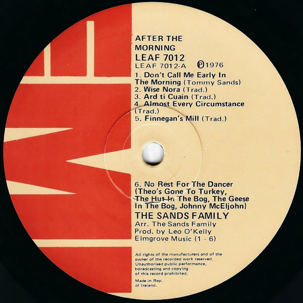 The Sands Family : After The Morning (LP)
