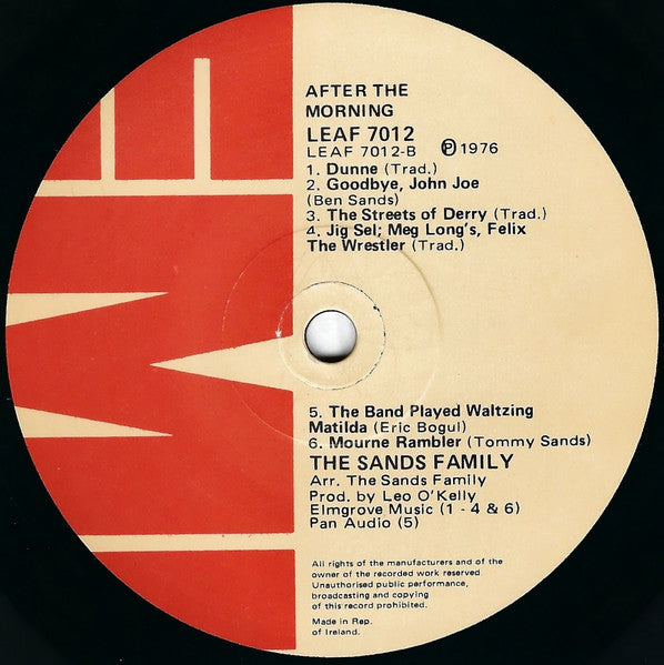 The Sands Family : After The Morning (LP)