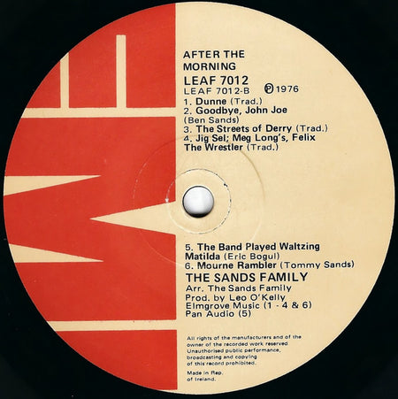 The Sands Family : After The Morning (LP)