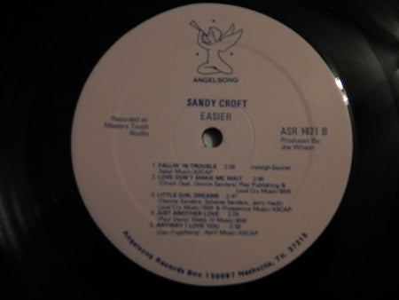 Sandy Croft : Easier (LP, Album)