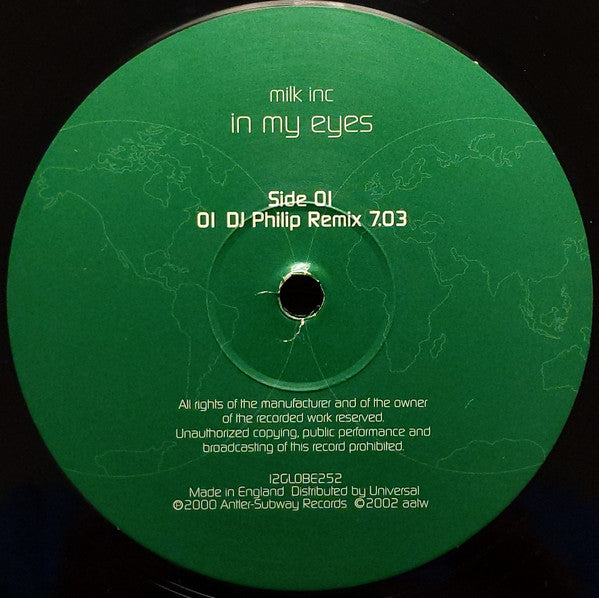 Milk Inc. : In My Eyes (12")